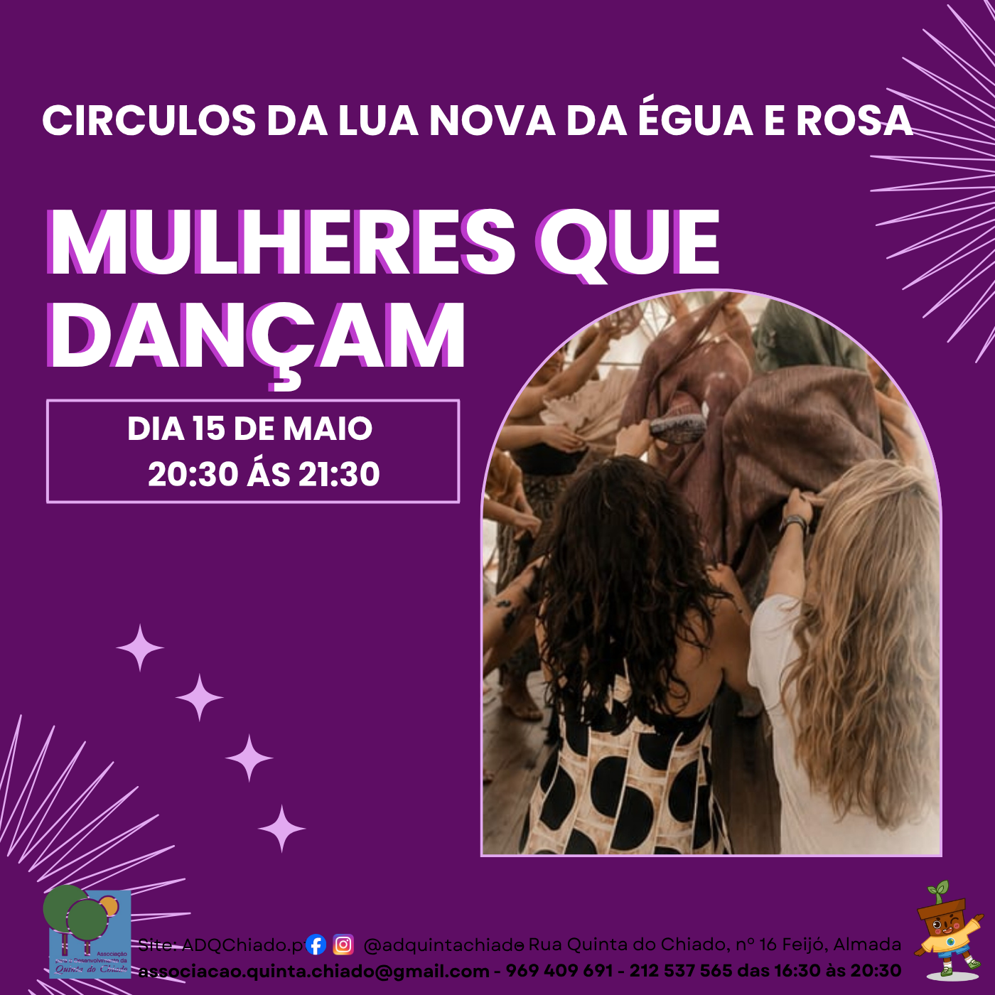 Círculos  da lua nova DA Égua e Rosa Flyer